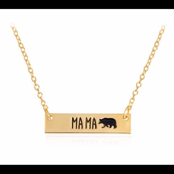 Jewelry - BRAND NEW! PACKAGED! Gold Mama Bear Necklace
